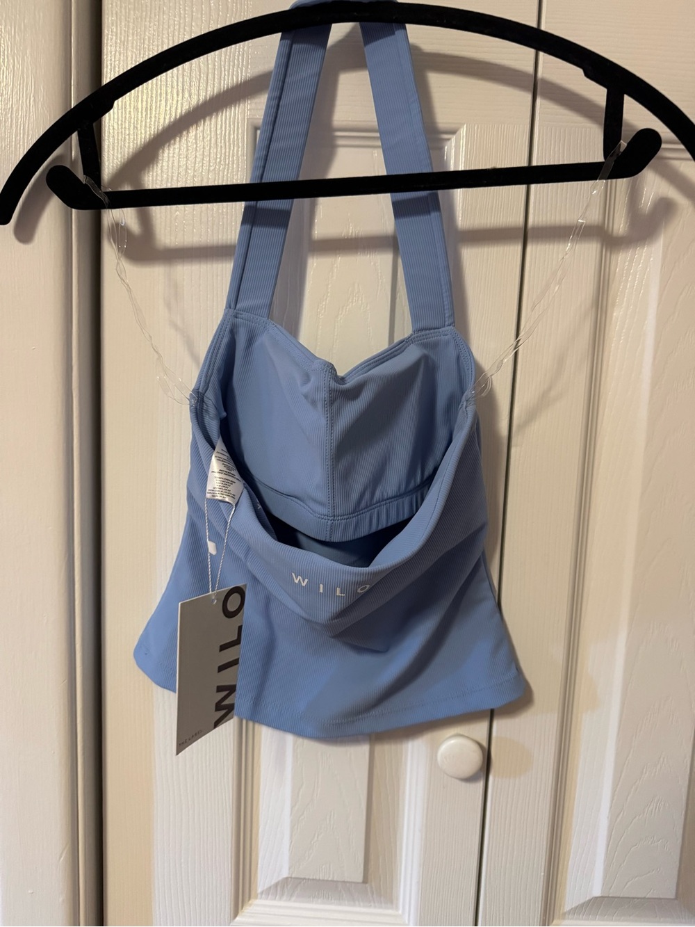 WILLOW Sky Blue Women's Tank Top and Legging Set - Picture 6 of 7